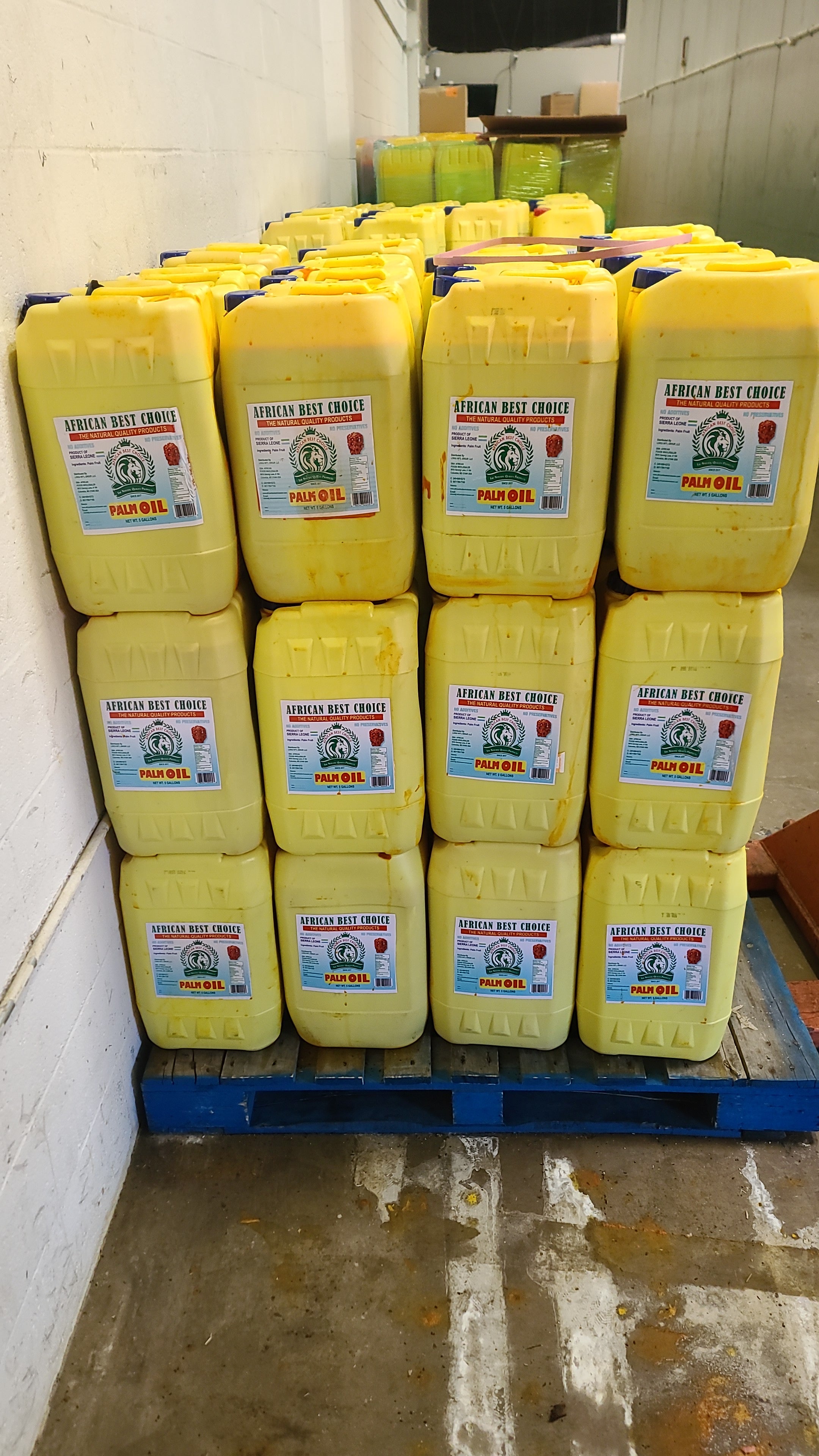 PALM OIL 5 GALLONS