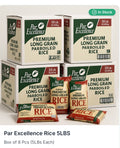 PAR EXCELLENCE Premium Long grain Parboil  RICE 5lbs