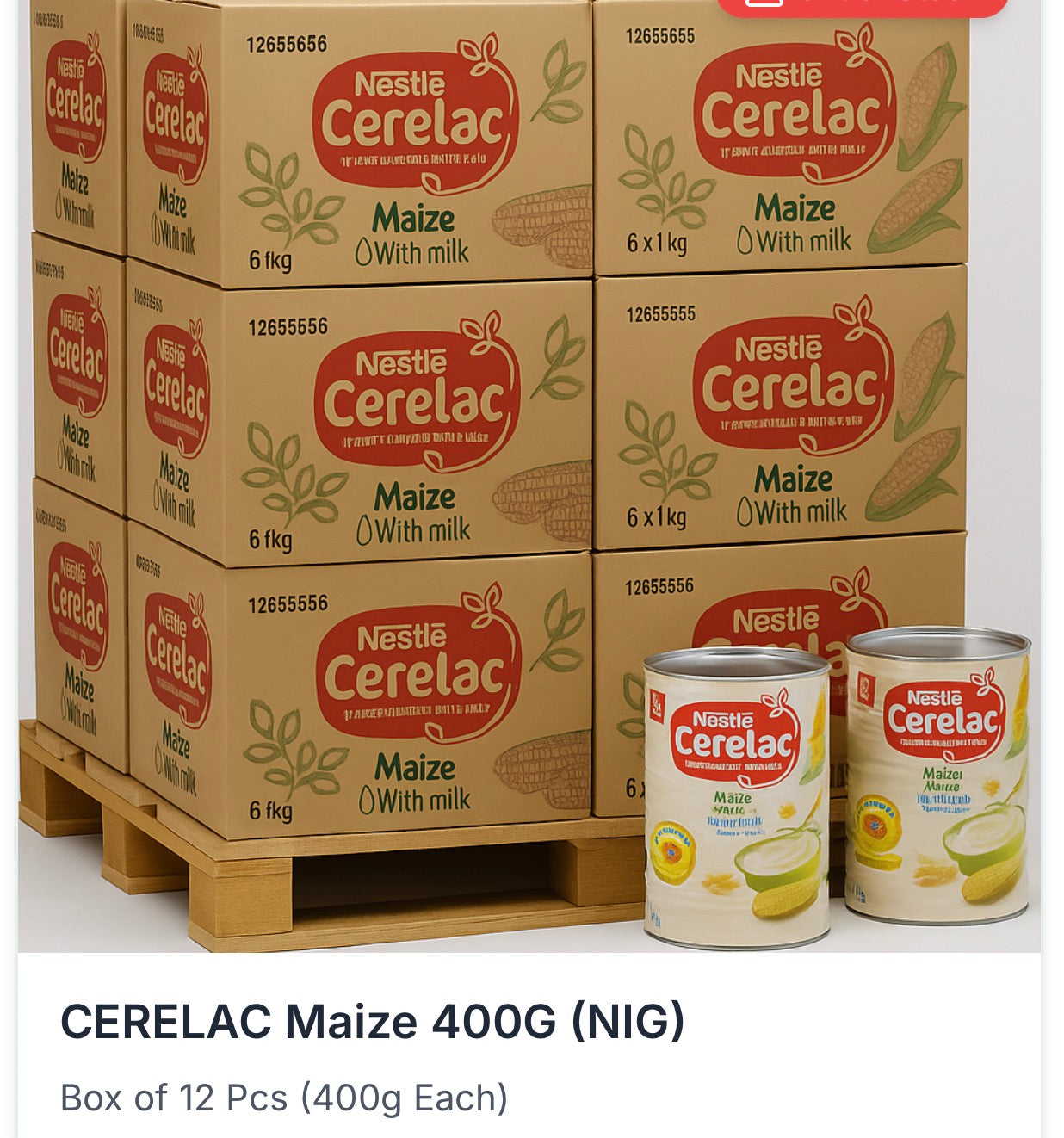 CERELAC MAIZE 400g