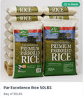 PAR EXCELLENCE RICE 50LBS