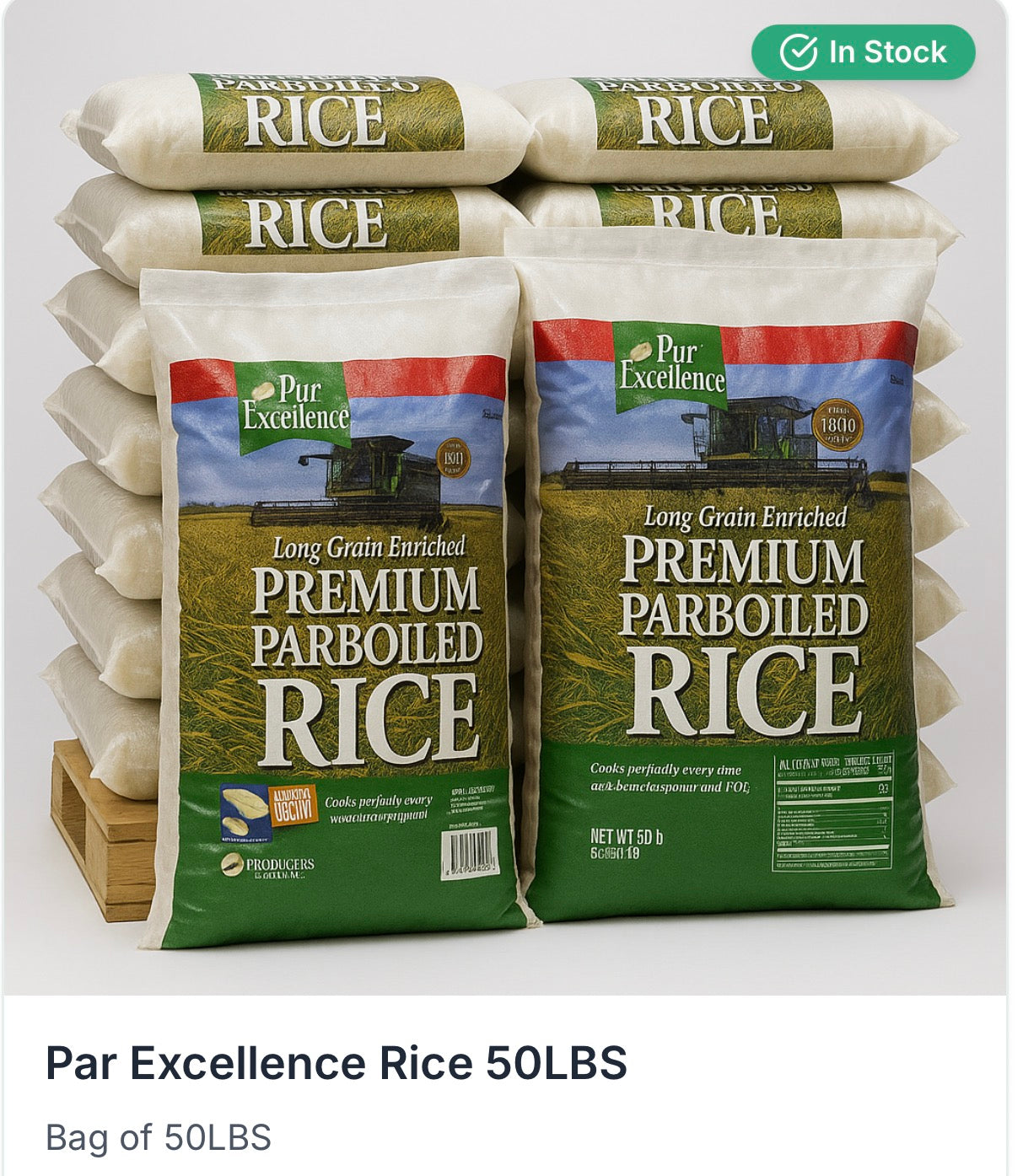 PAR EXCELLENCE RICE 50LBS