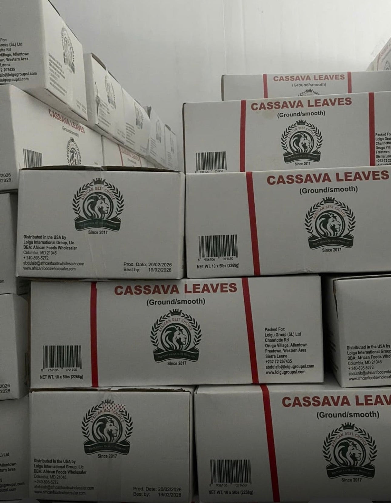 CASSAVA LEAVES 5lbs