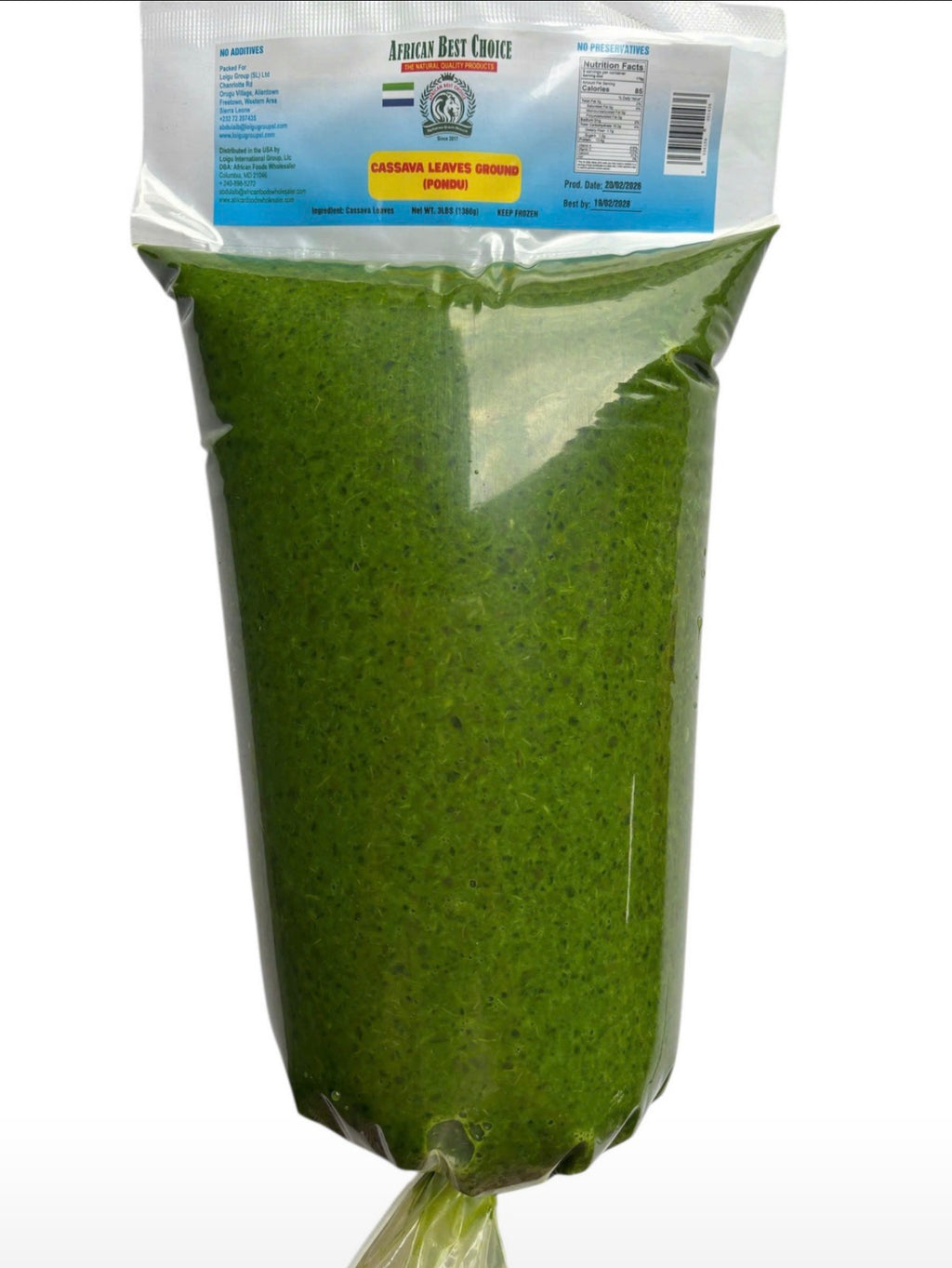 CASSAVA LEAVES 3lbs