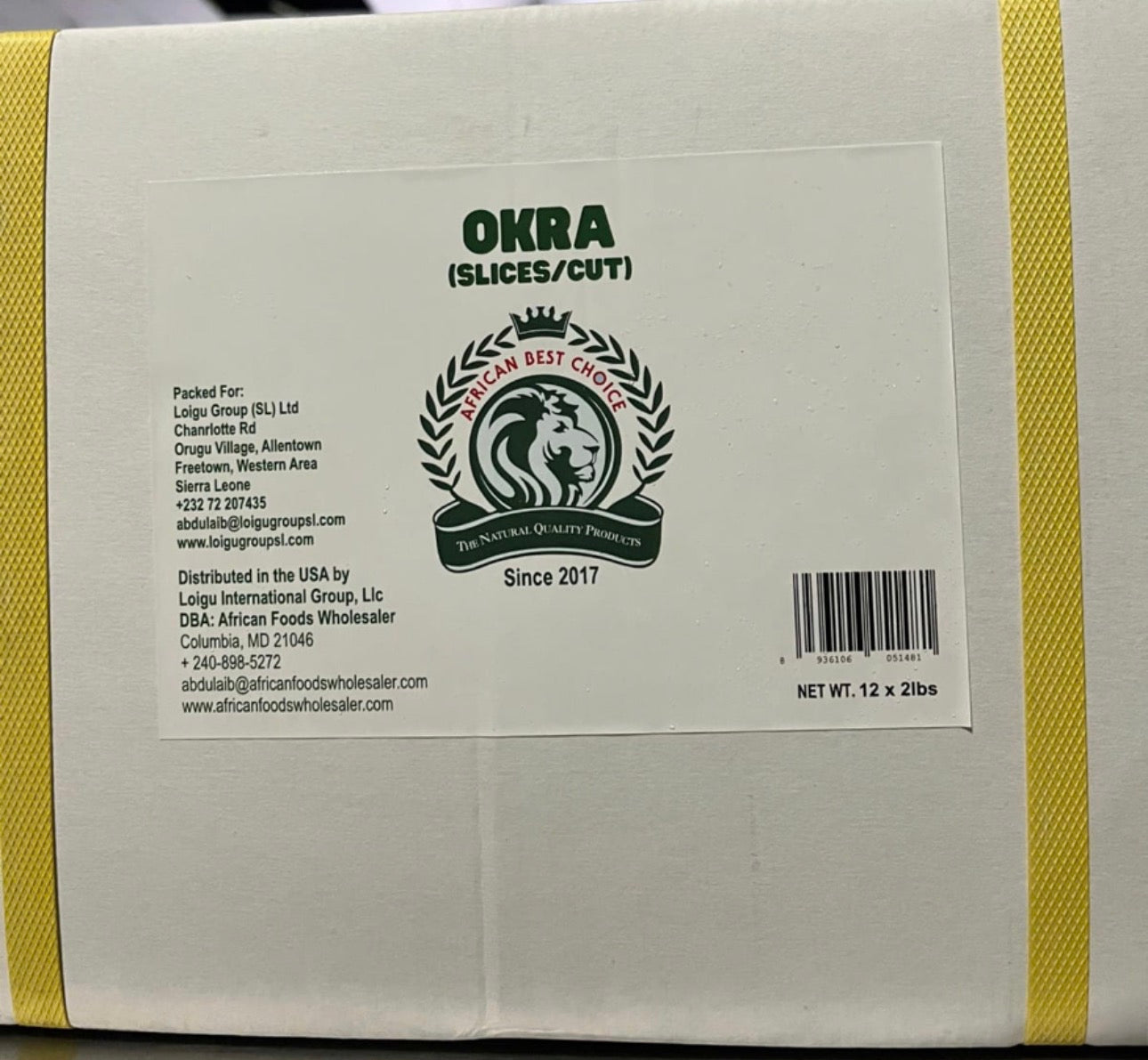 OKRA 2lbs (CUT/CHOPPED)