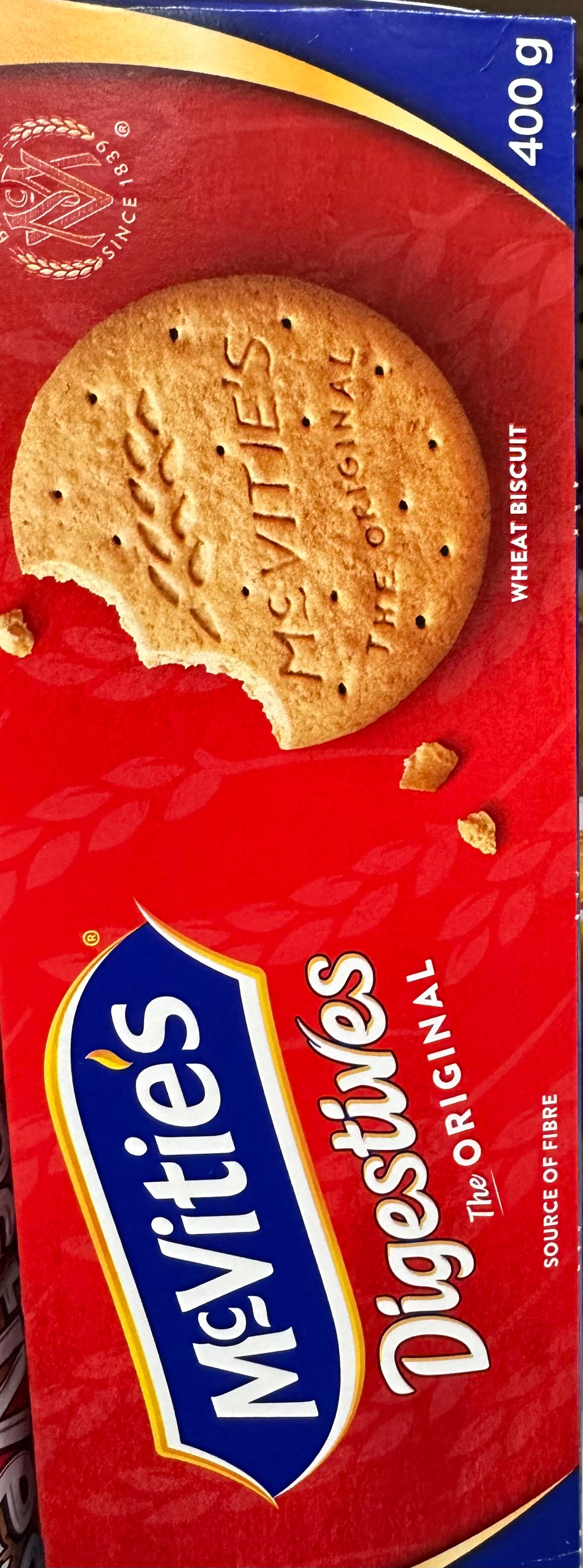 McVITIES DIGESTIVE (ORIGINAL) 400g