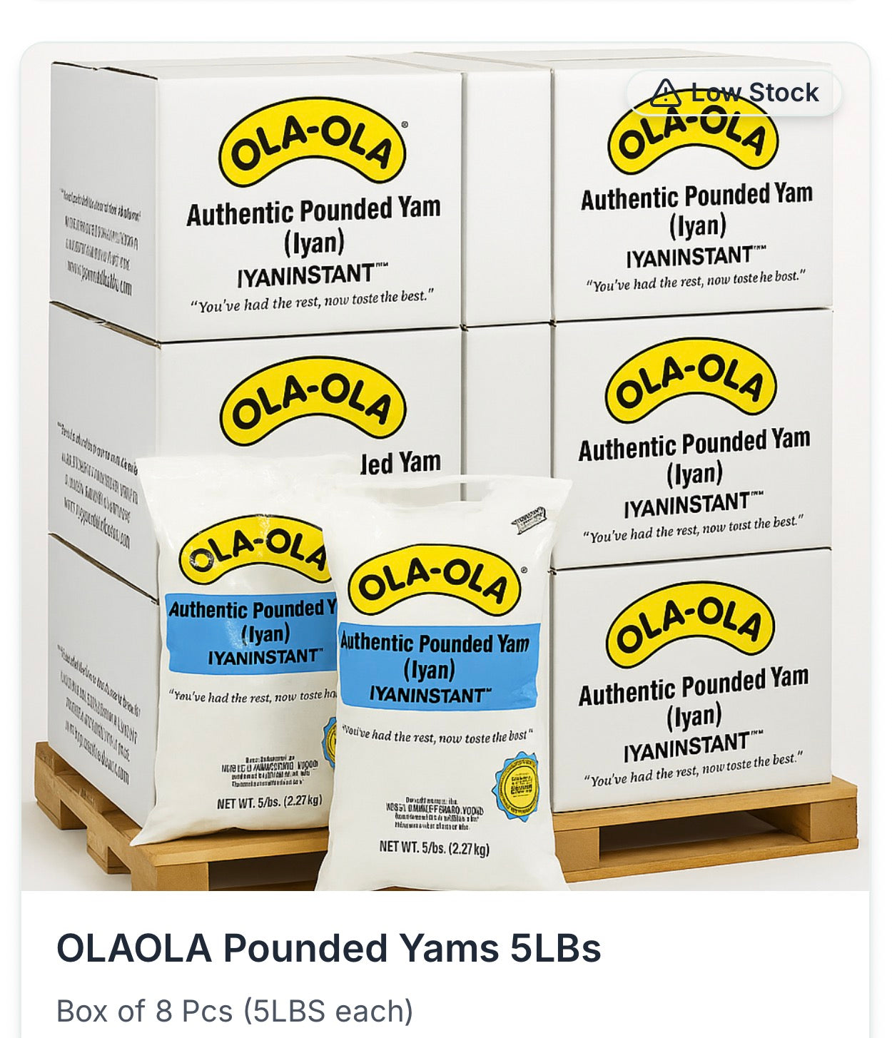 OLA-OLA POUNDED YAM 5LBS
