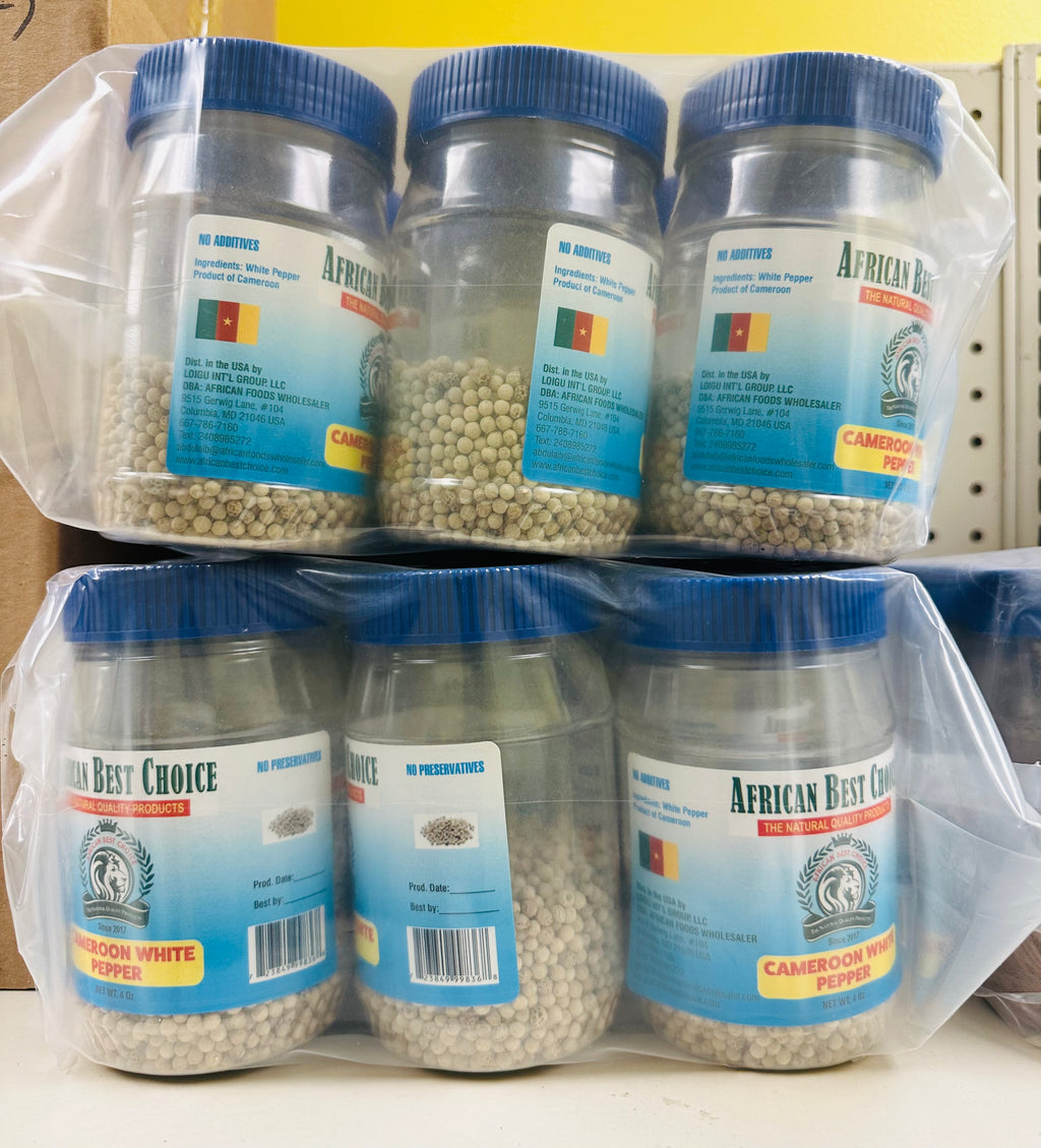 CAMEROON WHITE PEPPER 4oz