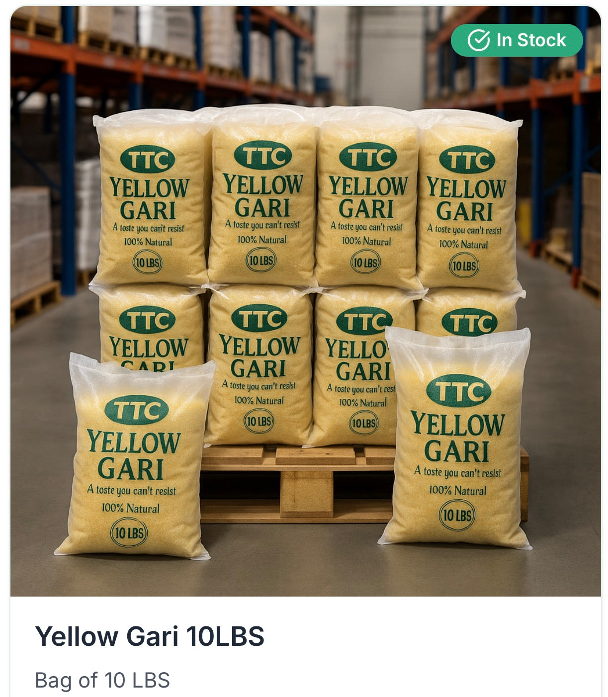 YELLOW GARI 20 lbs