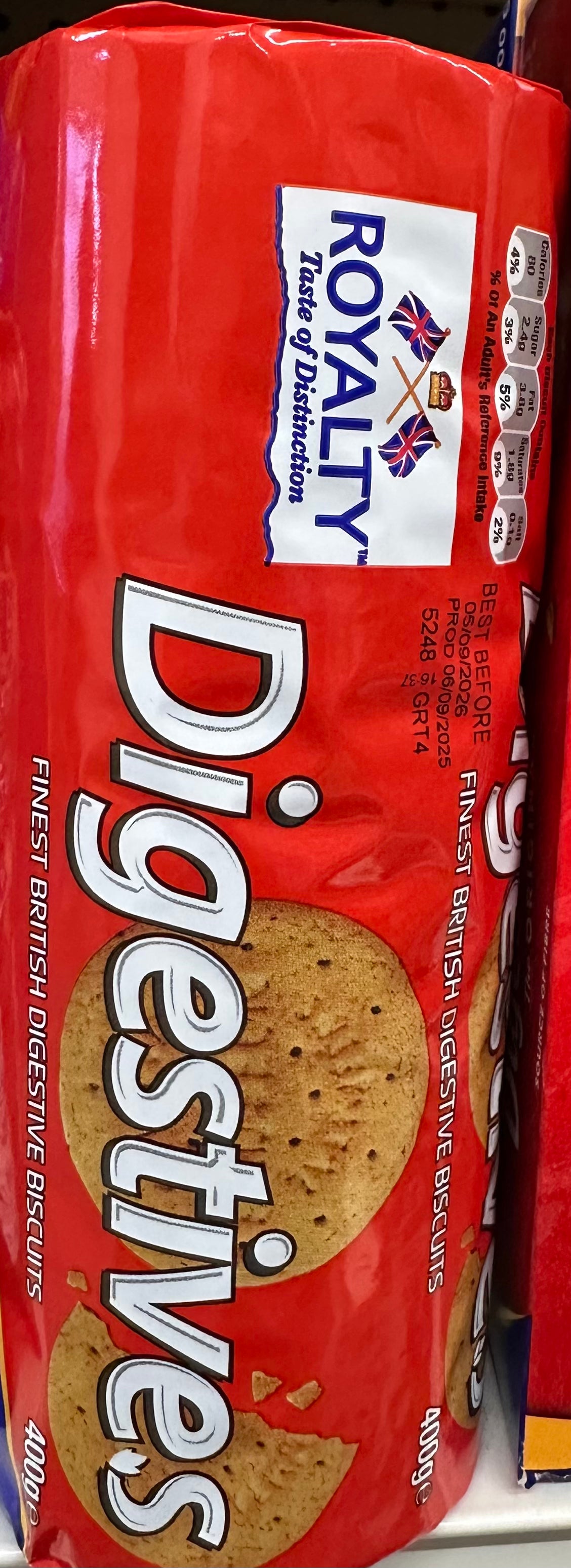 ROYALTY DIGESTIVE 400g