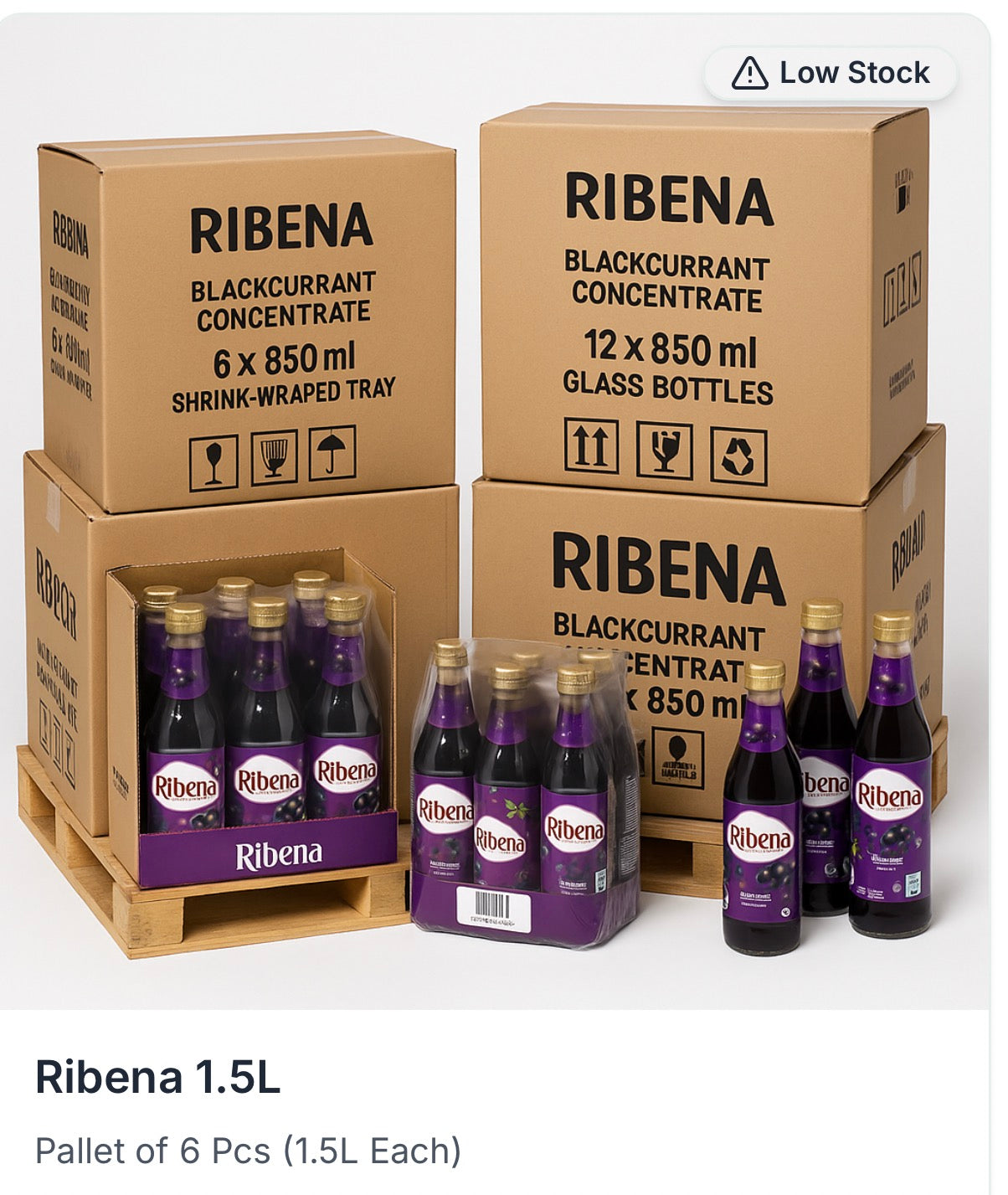 RIBENA BLACKCURRANT CONCENTRATE 1.5L