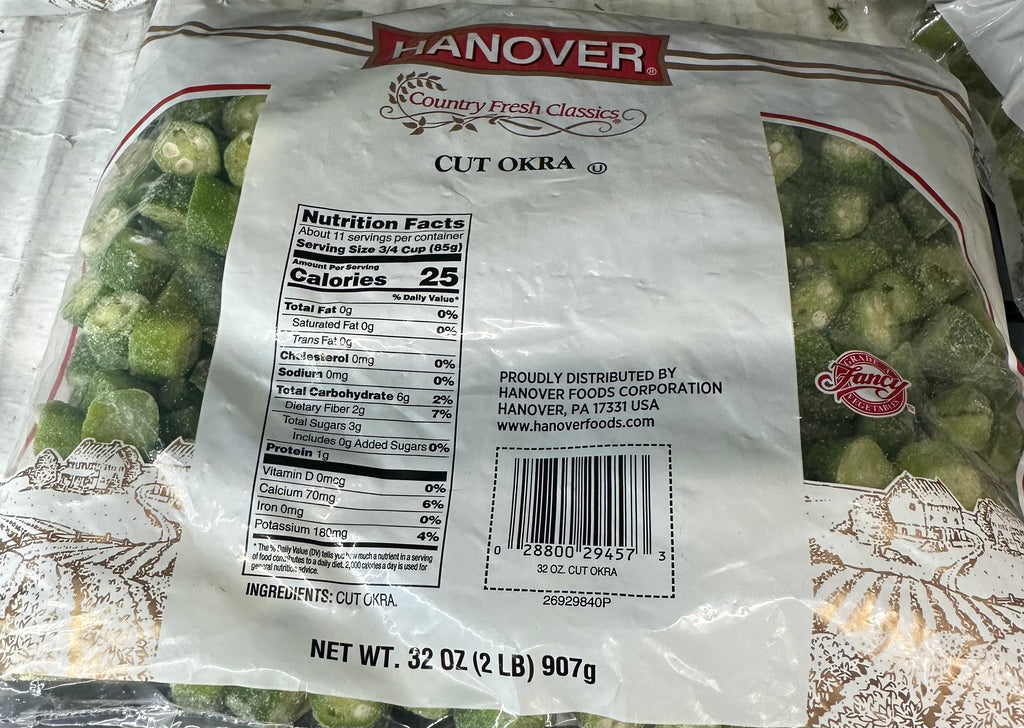 HANOVER CUT OKRA 2lb