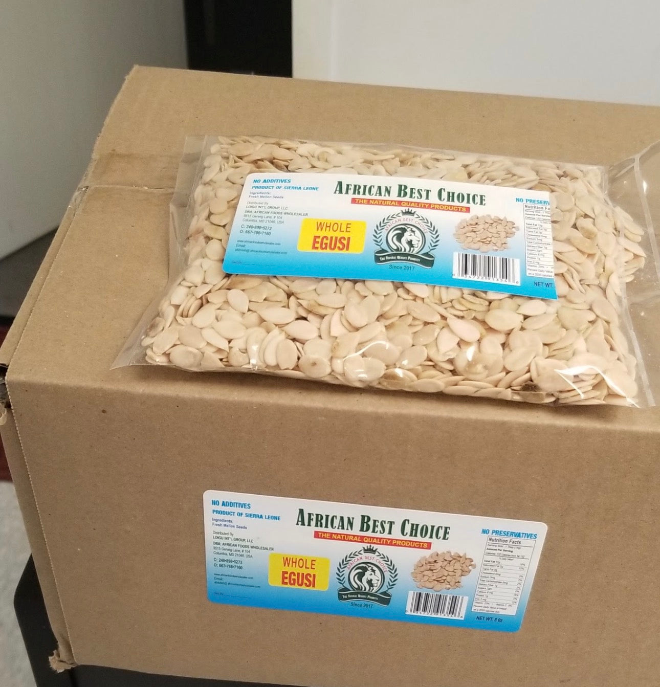 EGUSI (MELON SEED) 8oz (WHOLE)