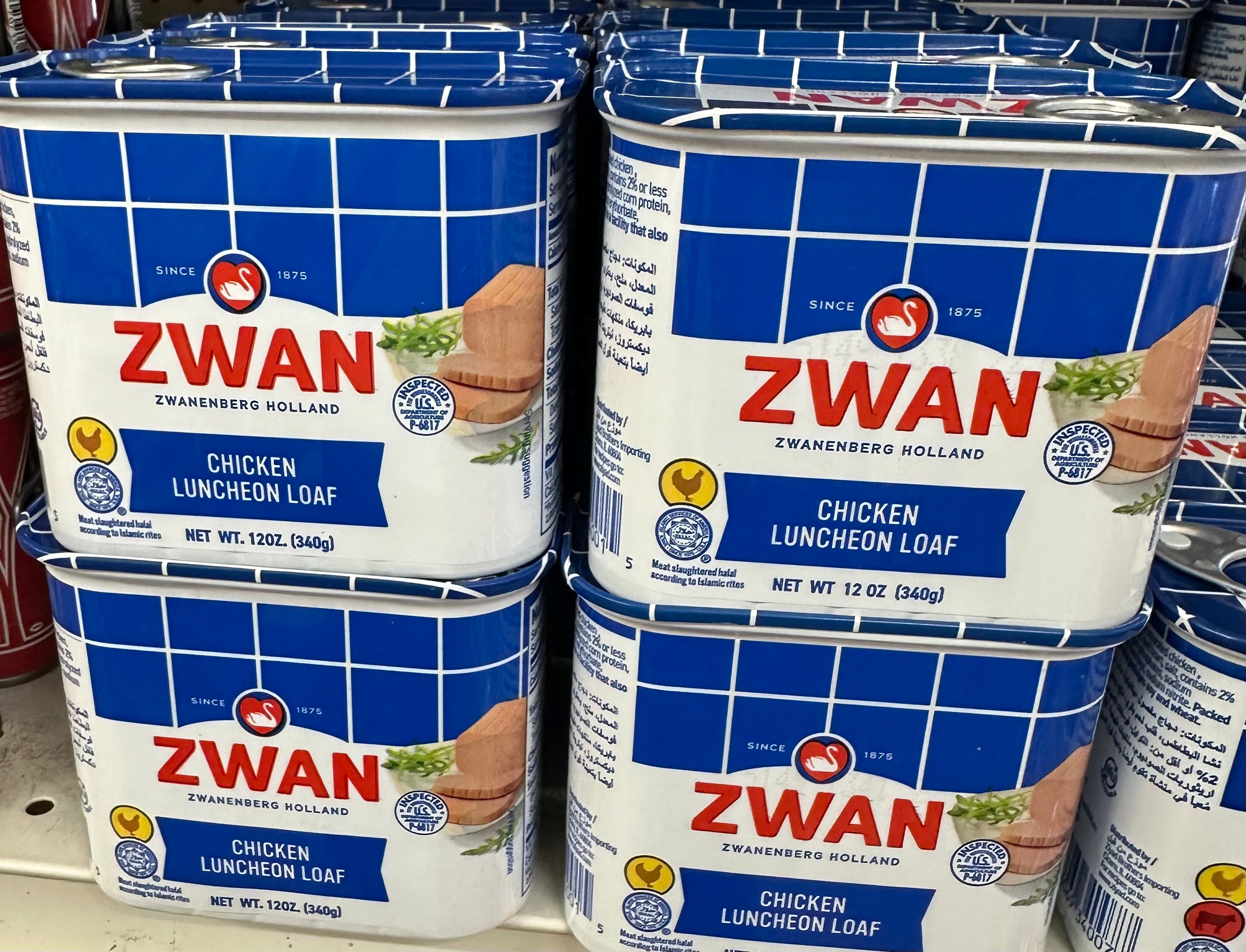 ZWAN LUNCHEON LOAF (CHICKEN) 12oz