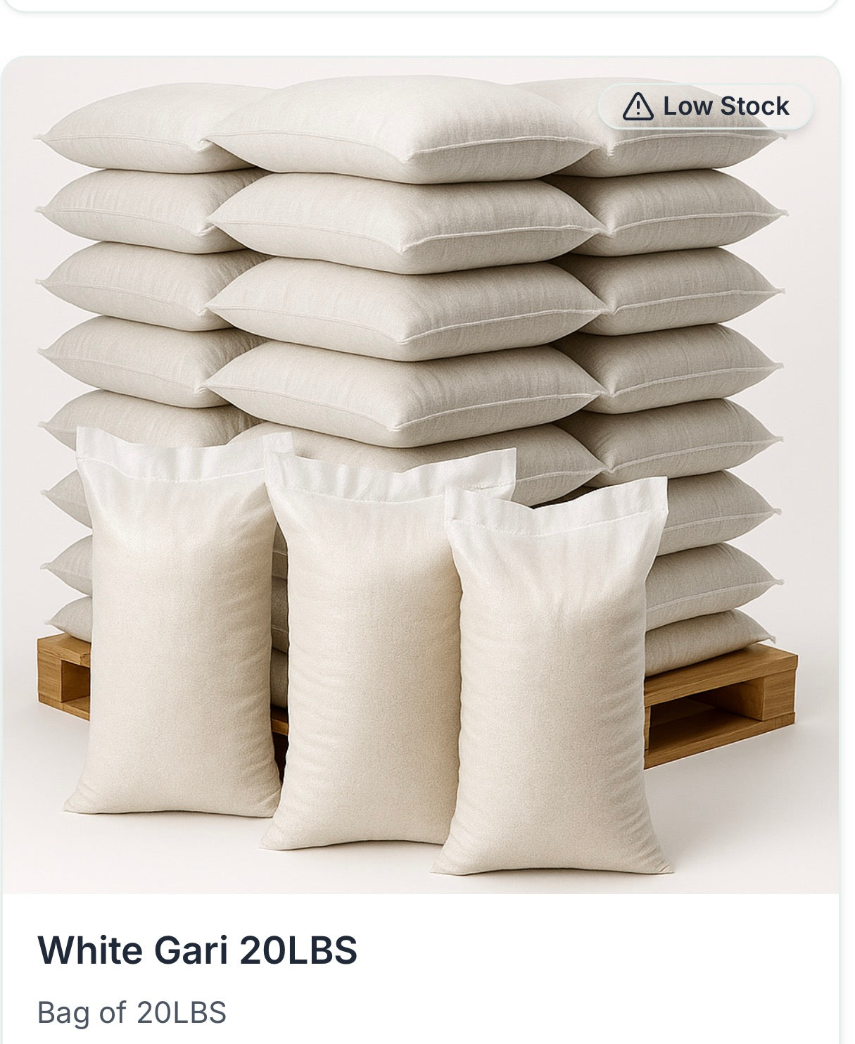 WHITE GARI 20 lbs