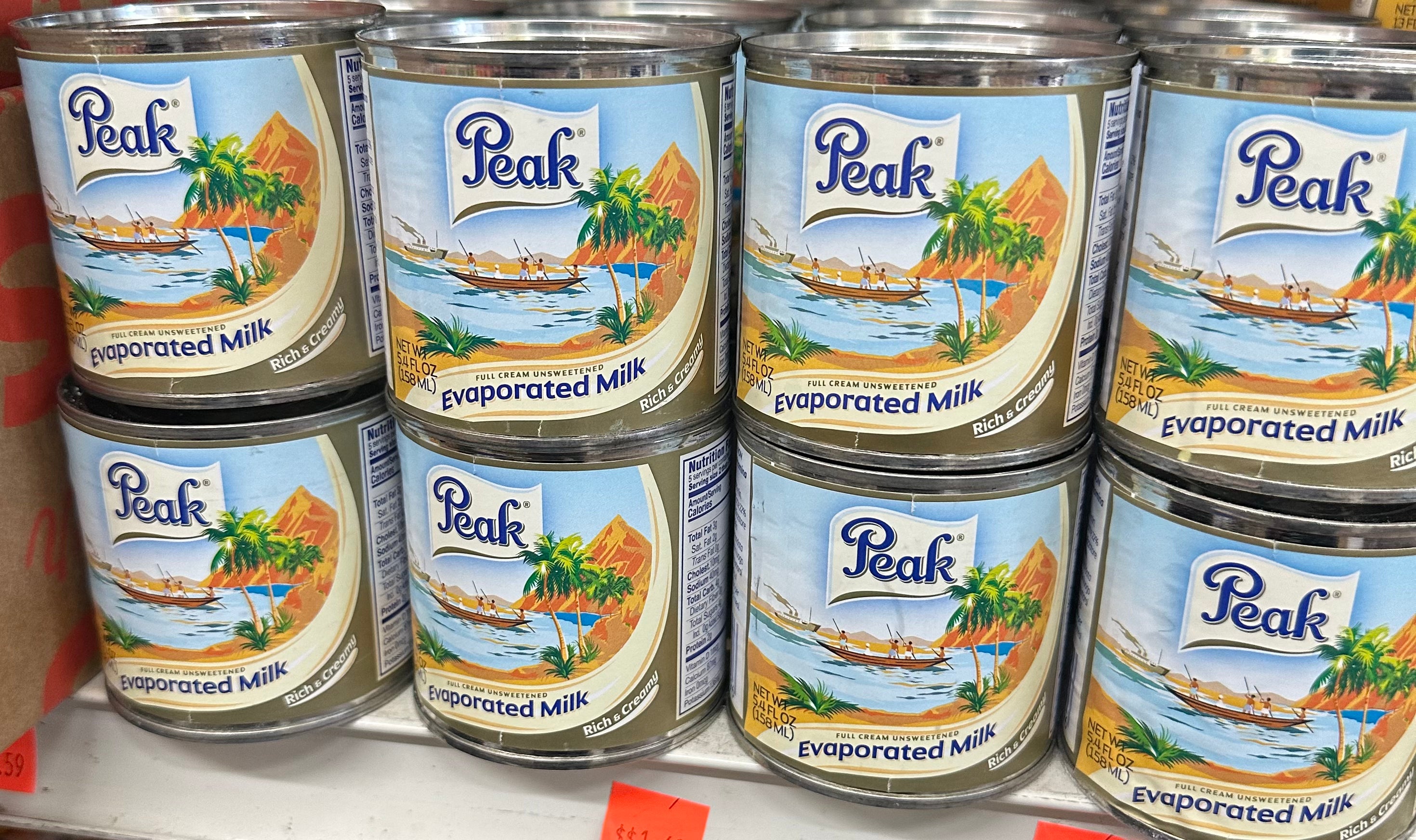 PEAK MILK EVAPORATED 170g