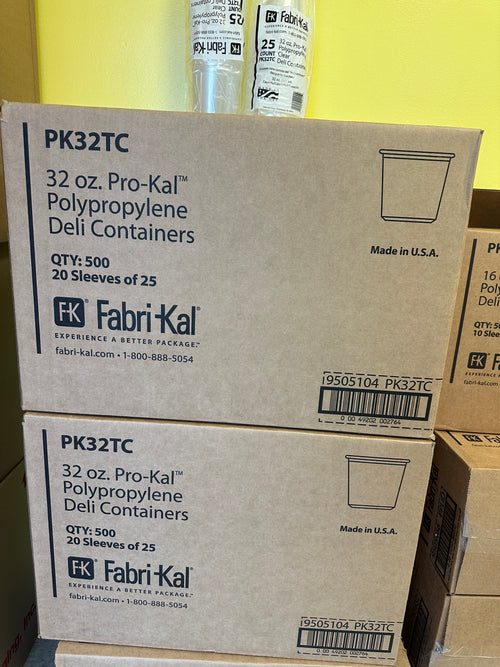 32oz ROUND CONTAINER & LID